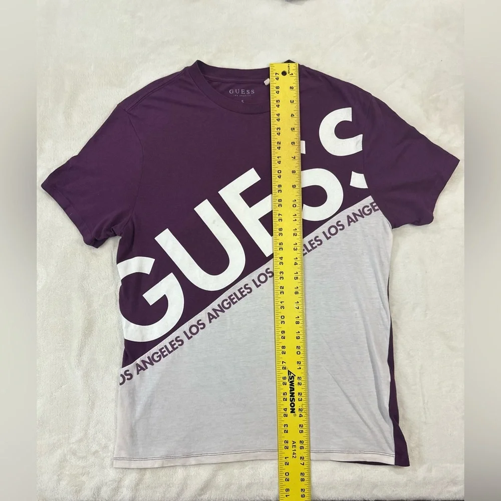 GUESS – Bold Diagonal‎ Logo short sleeve Tee - small - Picture 5 of 11